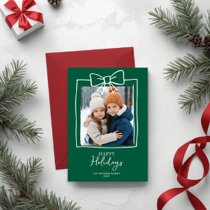 Cartão Postal De Festividades Arco Desenhado à Mão Doddle Foto de Natal