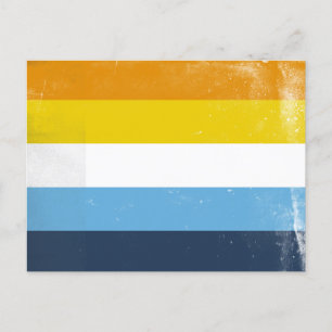 Cartão Postal De Festividades Aroace (Aromântico-assexual)