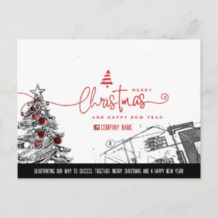 Cartão Postal De Festividades Arquitetos e profissionais de construção minimalis