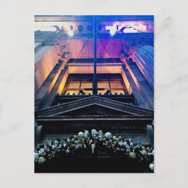 Cartão Postal De Festividades Arquitetura de Cleveland no cartão-postal de Natal (Frente)