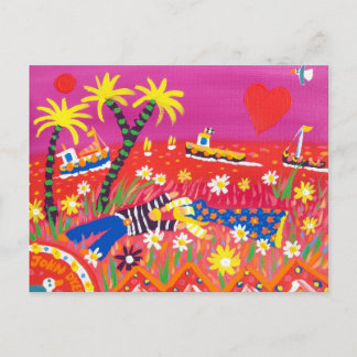 Cartão Postal De Festividades Art Postcard: Cornish Sweethearts. Dia de os namor