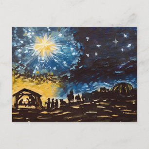 Cartão Postal De Festividades Arte criativa desenhada à mão