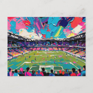 Cartão Postal De Festividades Arte do Futebol (#3)
