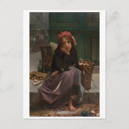 Cartão Postal De Festividades Arte Francesa Vintage