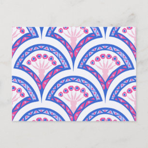 Cartão Postal De Festividades Arte Ornamental Vintage Elegante