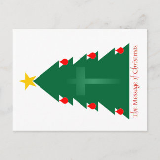 Cartão Postal De Festividades Árvore a uma árvore