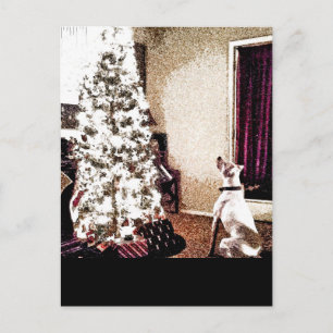 Cartão Postal De Festividades Árvore de Natal