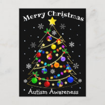 Árvore de Natal Autismo Colorida