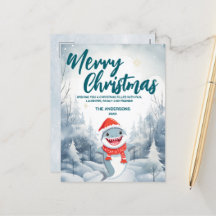 Árvore de Natal engraçada do tubarão Feliz Natal n