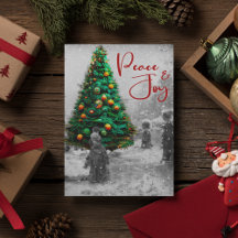 árvore de Natal verde na moda retro vintage