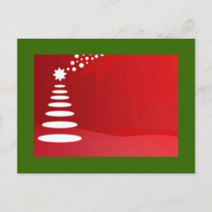 Cartão Postal De Festividades Árvore Natal
