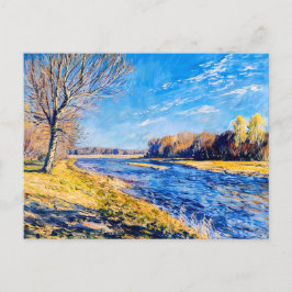 Cartão Postal De Festividades Árvore por um Primavera silencioso