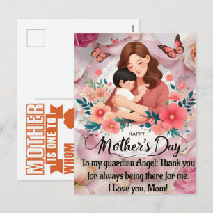 Cartão Postal De Festividades As Belas e Comoventes Citações do Dia das Mães Fel