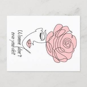Cartão Postal De Festividades As mulheres não te devem cartão-postal