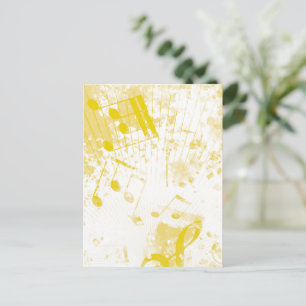 Cartão Postal De Festividades Atmosfera Musical 2