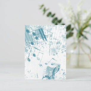 Cartão Postal De Festividades Atmosfera Musical 5