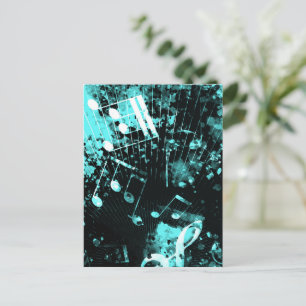 Cartão Postal De Festividades Atmosfera Musical 6