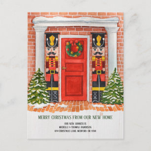 Cartão Postal De Festividades Avisos de mudança para nova casa do Quebra-Nozes