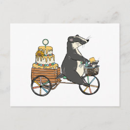 Cartão Postal De Festividades Badger