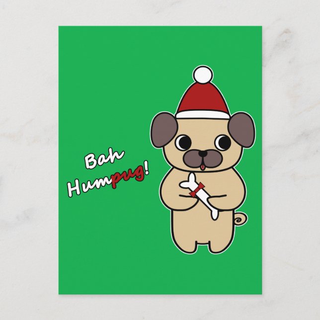 Cartão Postal De Festividades Bah Humpug! 1 (Frente)