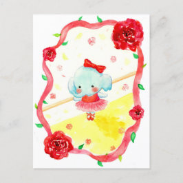 Cartão Postal De Festividades ballet