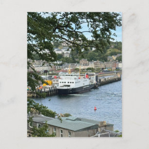 Cartão Postal De Festividades Balsa Calmac em Rothesay, Ilha de Bute, Escócia