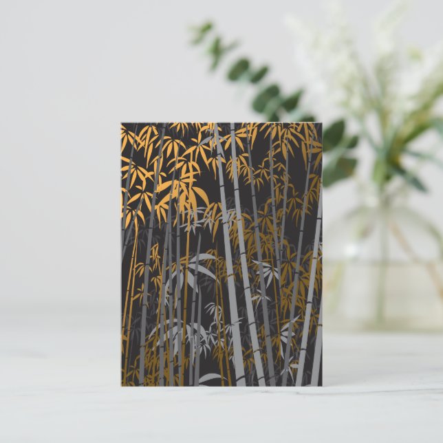 Cartão Postal De Festividades Bambu 4 (Em pé/Frente)
