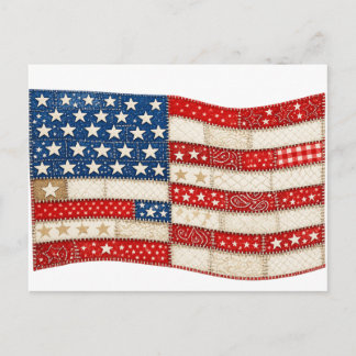 Cartão Postal De Festividades Bandeira Americana PNG | Design Patriótico de Patc