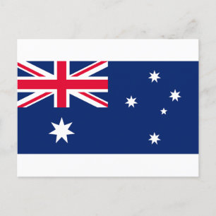 Cartão Postal De Festividades Bandeira da Austrália