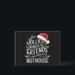 Cartão Postal De Festividades Bando De Amigos Xmas Que Correspondem A Sarcástico<br><div class="desc">Bando De Amigos Xmas Que Correspondem A Sarcástico</div>