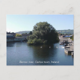 Cartão Postal De Festividades Barrow River perto da cidade de Carlow, Leinster I