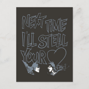 Cartão Postal De Festividades Batman Valentine  Catwoman - I'll Steal Your Heart