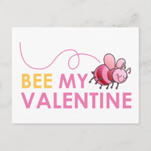 Cartão Postal De Festividades Bee Meu Namorados