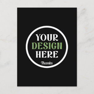 Cartão Postal De Festividades beijo personalizado, exclusivo, elegante e minimal