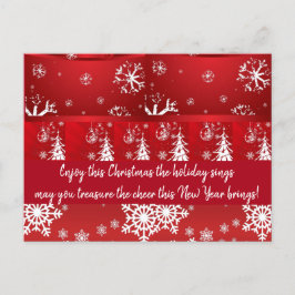 Cartão Postal De Festividades Belas Expressões - Cartão de Boas Festas