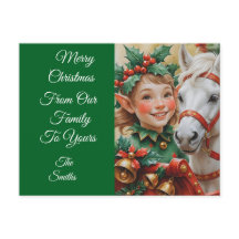 Bells Holly e Elf de Natal de Cavalo