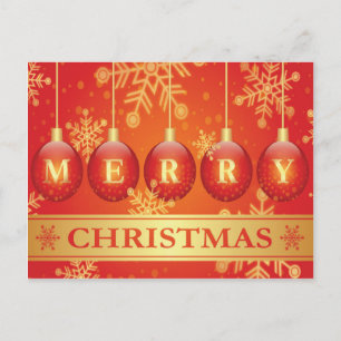 Cartão Postal De Festividades Belo Cartão de Natal Feliz
