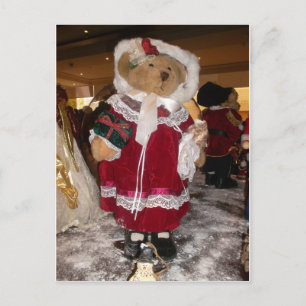 Cartão Postal De Festividades Belo Natal com amor Tenha um belo dia e