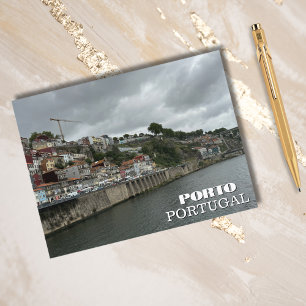 Cartão Postal De Festividades Belo rio Porto Portugal Fotografia, Viagem