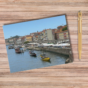 Cartão Postal De Festividades Belos Barcos Porto Portugal Fotografia, Viagem