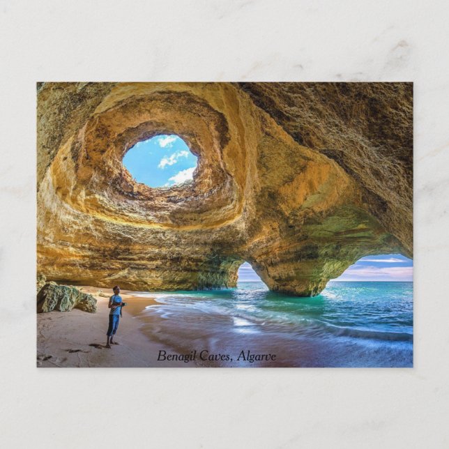 Cartão Postal De Festividades Benagil Algarve Portugal (Frente)