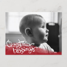 Cartão Postal De Festividades Bênçãos de Natal