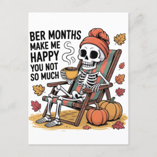 Cartão Postal De Festividades Ber Meses Me Faz Feliz Você Não Tanto Xmas