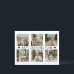 Cartão Postal De Festividades Best Grandma Ever Photo Collage – Gift with Hearts<br><div class="desc">Send love across the miles with this personalized holiday postcard designed especially for a wonderful grandmother. Featuring a custom photo collage and the heartfelt message “Best Grandma Ever” placed at the center with two sweet heart accents, this postcard turns holiday greetings into a keepsake. Perfect for Christmas, holidays, Grandparents’ Day,...</div>