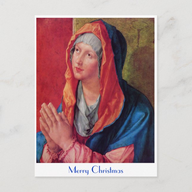 Cartão Postal De Festividades Betende Maria (Frente)