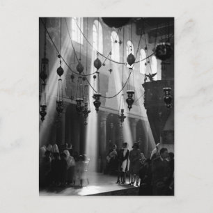 Cartão Postal De Festividades Bethlehem Natal, 1940