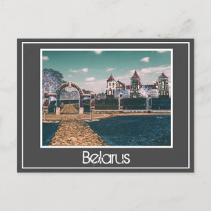 Cartão Postal De Festividades Bielorrússia Б е л а р у с ь Arquitetura do Castel