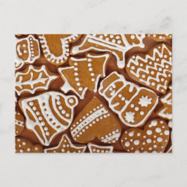 Cartão Postal De Festividades Biscoitos Natal de Natal