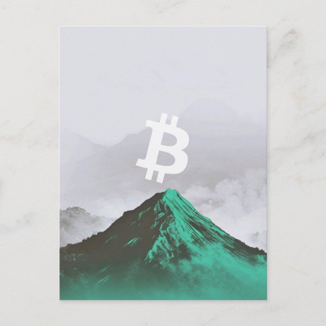 Cartão Postal De Festividades Bitcoin All-Time-High (ATH) (Frente)