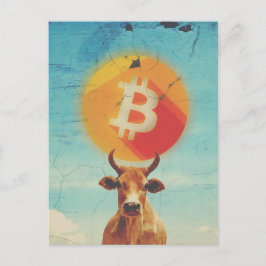 Cartão Postal De Festividades Bitcoin Bull All-Time-High (ATH)